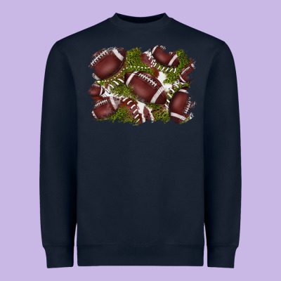 Football Background Heavyweight Sweatshirt Designed By Barkaloodesign
