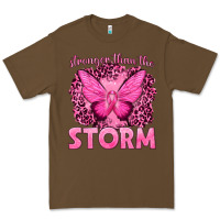 Cacao Stronger Than The Storm Breast Cancer Premium Tee - texasbilliewilder