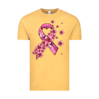Vintage Mustard pink cancer ribbon Vintage Tee - AdoDesignShop