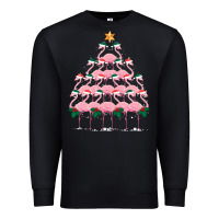 Black Christmas Tree Flamingo Premium Sweatshirt - Bettercallsaul