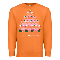 Carrot Christmas Tree Flamingo Premium Sweatshirt - Bettercallsaul