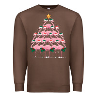 Chestnut Christmas Tree Flamingo Premium Sweatshirt - Bettercallsaul