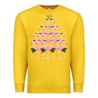 Lemon Christmas Tree Flamingo Premium Sweatshirt - Bettercallsaul
