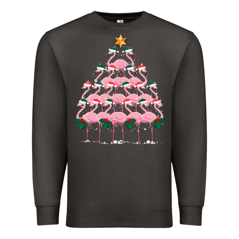 Christmas Tree Flamingo Premium Sweatshirt by Bettercallsaul | Teevron