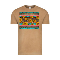 Vintage Camel western sunflowers turquoise Vintage Tee - Artiststas