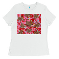 White valentine's day hearts bow and arrow Ladies Tee - RanaPortraitStore