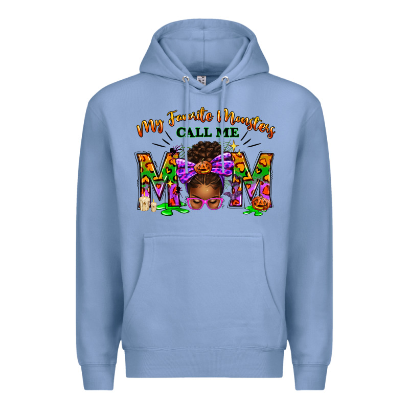 My Favorite Monsters Call Me Mom Premium Hoodie by texasbilliewilder | Teevron