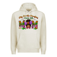 Oatmeal Heather My Favorite Monsters Call Me Mom Premium Hoodie - texasbilliewilder