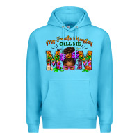 Ocean Blue My Favorite Monsters Call Me Mom Premium Hoodie - texasbilliewilder