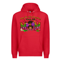 Red My Favorite Monsters Call Me Mom Premium Hoodie - texasbilliewilder