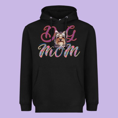 Dog Mom Heavyweight Hoodie Designed By Bettercallsaul