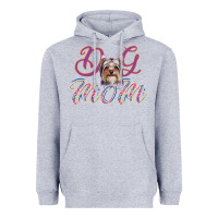 Heather Grey Dog Mom Heavyweight Hoodie - Bettercallsaul