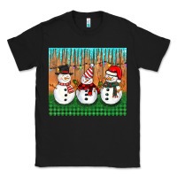 Black christmas snovman Classic Tee - BarkalooDesign