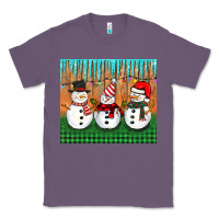 Lavender christmas snovman Classic Tee - BarkalooDesign