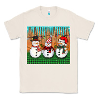 Natural christmas snovman Classic Tee - BarkalooDesign