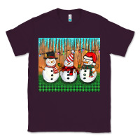 Plum christmas snovman Classic Tee - BarkalooDesign