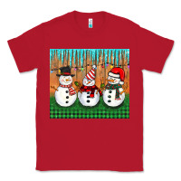 Red christmas snovman Classic Tee - BarkalooDesign