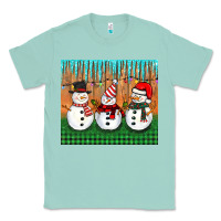 Seafoam christmas snovman Classic Tee - BarkalooDesign