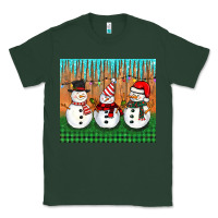 Sports Green christmas snovman Classic Tee - BarkalooDesign
