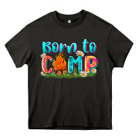 Asphalt born to camp Heavy Core Tee - Zillion Design Studio