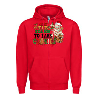 Red Tis' the season to bake cookies Zipper Hoodie - NancyCooperArtShop