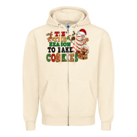 Sandshell Tis' the season to bake cookies Zipper Hoodie - NancyCooperArtShop