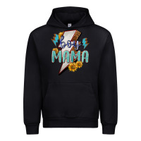 Black Boy mama lightning bold mother's day Urban Hoodie - HowdyJamesFarm