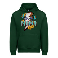 Forest Green Boy mama lightning bold mother's day Urban Hoodie - HowdyJamesFarm