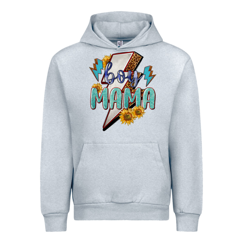 Boy Mama Lightning Bold Mother's Day Urban Hoodie by HowdyJamesFarm | Teevron