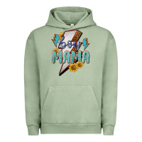 Pigment Oil Green Boy mama lightning bold mother's day Urban Hoodie - HowdyJamesFarm