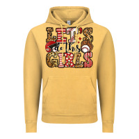 Vintage Mustard let's do this girls baseball Vintage Hoodie - Jasminsmagicworld