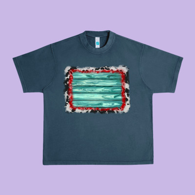 Cowhide Bandana Wood Background Urban Heavy Tee Designed By Adodesignshop