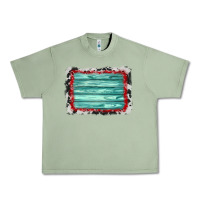 Oil Green cowhide bandana wood background Urban Heavy Tee - AdoDesignShop