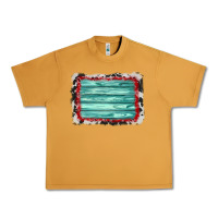 Peanut Butter cowhide bandana wood background Urban Heavy Tee - AdoDesignShop