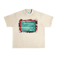 Sandshell cowhide bandana wood background Urban Heavy Tee - AdoDesignShop