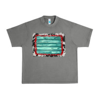 Tornado cowhide bandana wood background Urban Heavy Tee - AdoDesignShop