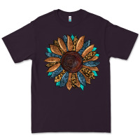 Plum fall tooled lather leopard Premium Tee - RanaPortraitStore