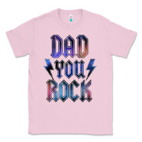 Bubblegum Pink Dad You Rock Classic Tee - LillyAllenDesigns