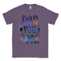 Lavender Dad You Rock Classic Tee - LillyAllenDesigns