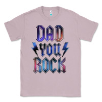 Lilac Dad You Rock Classic Tee - LillyAllenDesigns