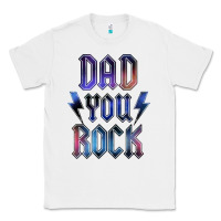 White Dad You Rock Classic Tee - LillyAllenDesigns