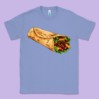 Burrito Classic Tee Designed By Adodesignshop