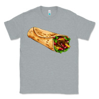 Heather Grey burrito Classic Tee - AdoDesignShop