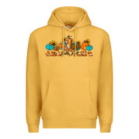 Mustard hello fall pumpkin sunflower Premium Hoodie - JahusDesignShop