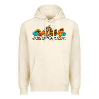 Tofu hello fall pumpkin sunflower Premium Hoodie - JahusDesignShop