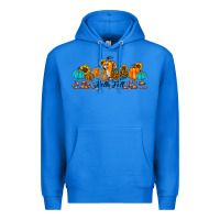 True Royal hello fall pumpkin sunflower Premium Hoodie - JahusDesignShop