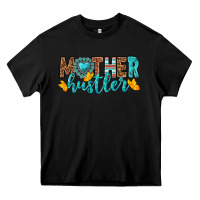 Black mother hustler Heavy Core Tee - texasbilliewilder