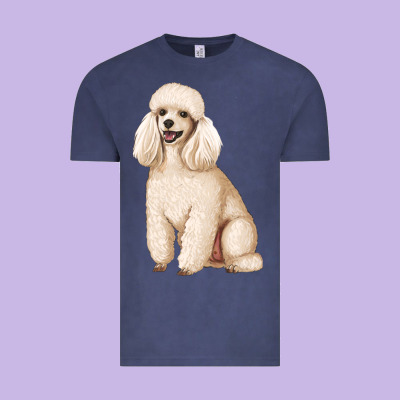 Standart Poodle Vintage Tee Designed By Artiststas