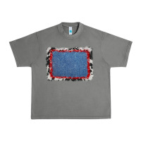 Tornado cowhide bandana denim background Urban Heavy Tee - AdoDesignShop