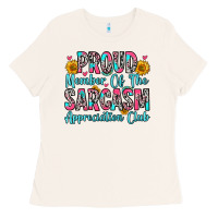 Bone proud member of the sarcasm appreciation club Ladies Tee - Zillion Design Studio